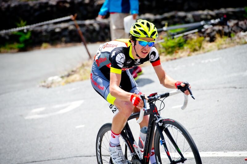 OCBC Singapore Pro Cycling Team rider Eric Sheppard competes in Stage 4 of the Tour of Japan 2013 on 24 May 2013 in Fujisan, Japan. (Photo credit: OCBC Singapore Pro Cycling Team)