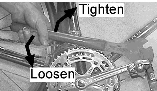 bike pedal reverse thread