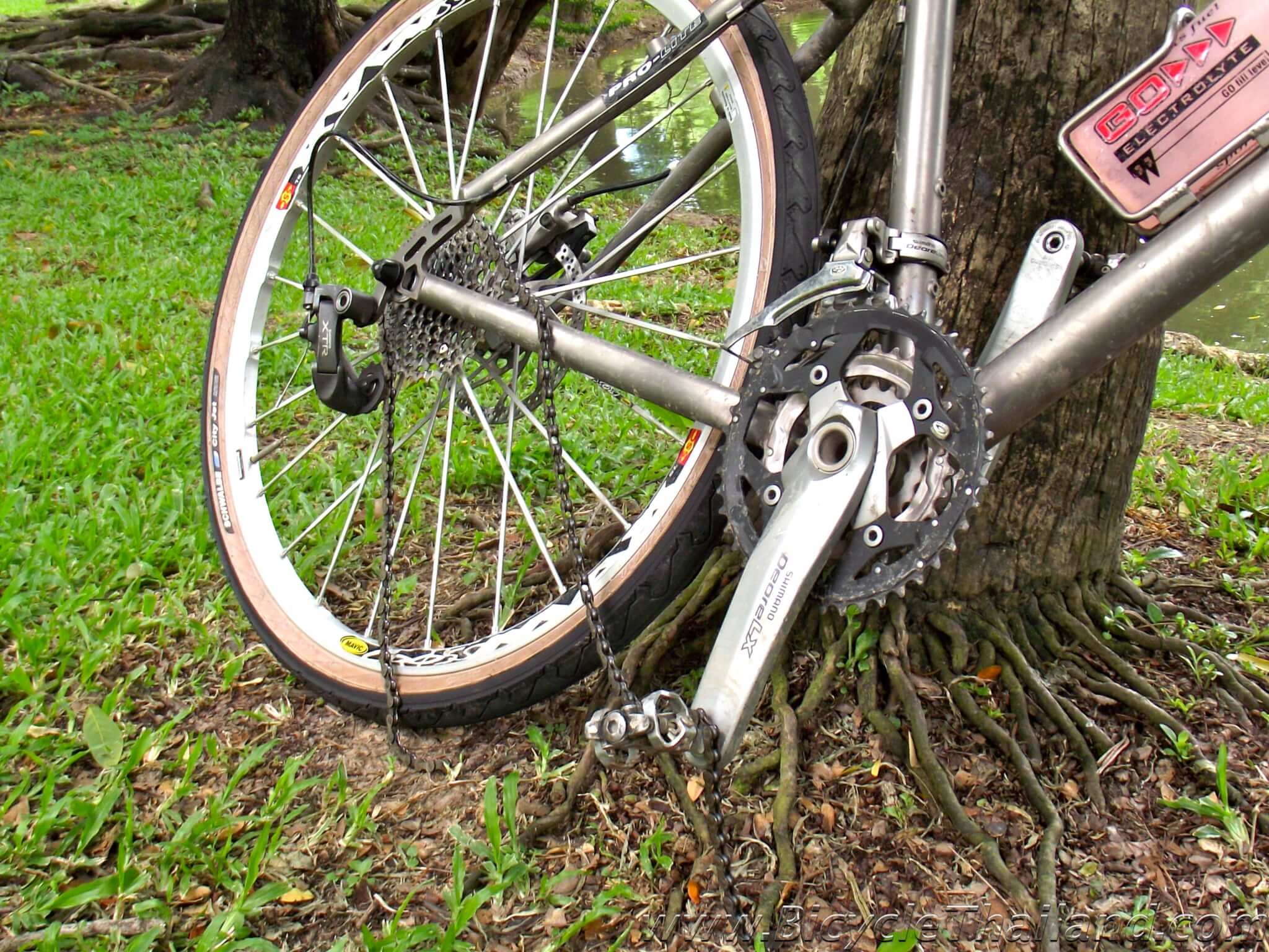 La chaîne de vélo cassée