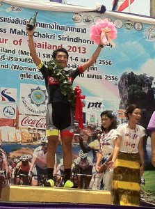 Loh Sea Keong of OCBC Singapore Pro Cycling Team wins Stage 2.