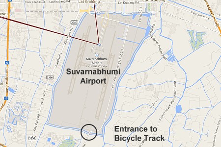 Cycle Track Around Suvarnabhumi Airport Bicycle Thailand