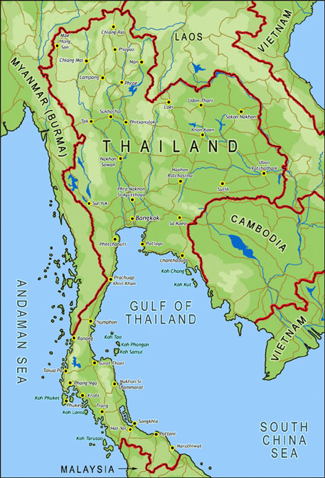 Thai Map Touring bike 1