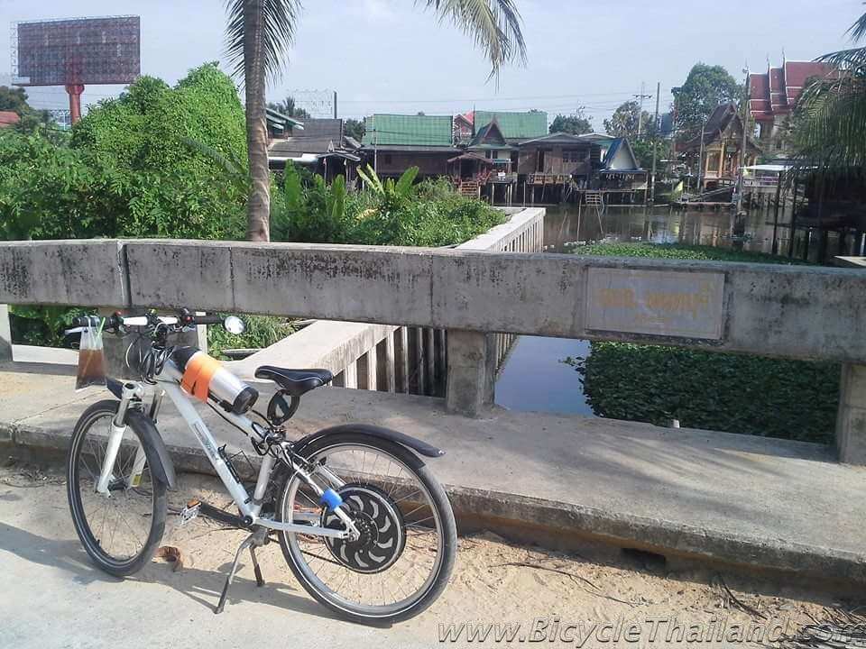 ebike on bridge