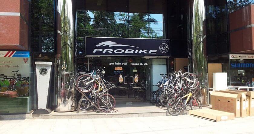 My favorite bicycle shop in Thailand Pro Bike Bicycle Thailand