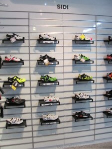 KH Cycle SIDI Shoes display