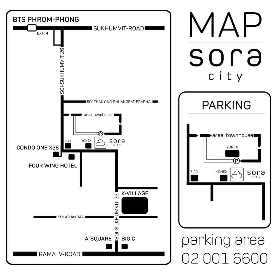SORA City map