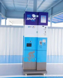 SNAP bracelet registration kiosk