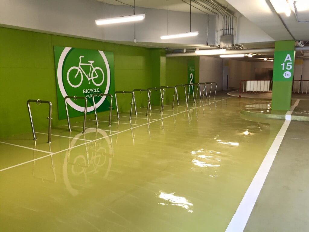 Bicycle Parking on first floor