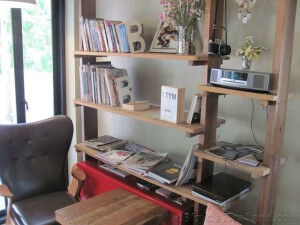 Velo Cafe at Hua Hin book reading nook
