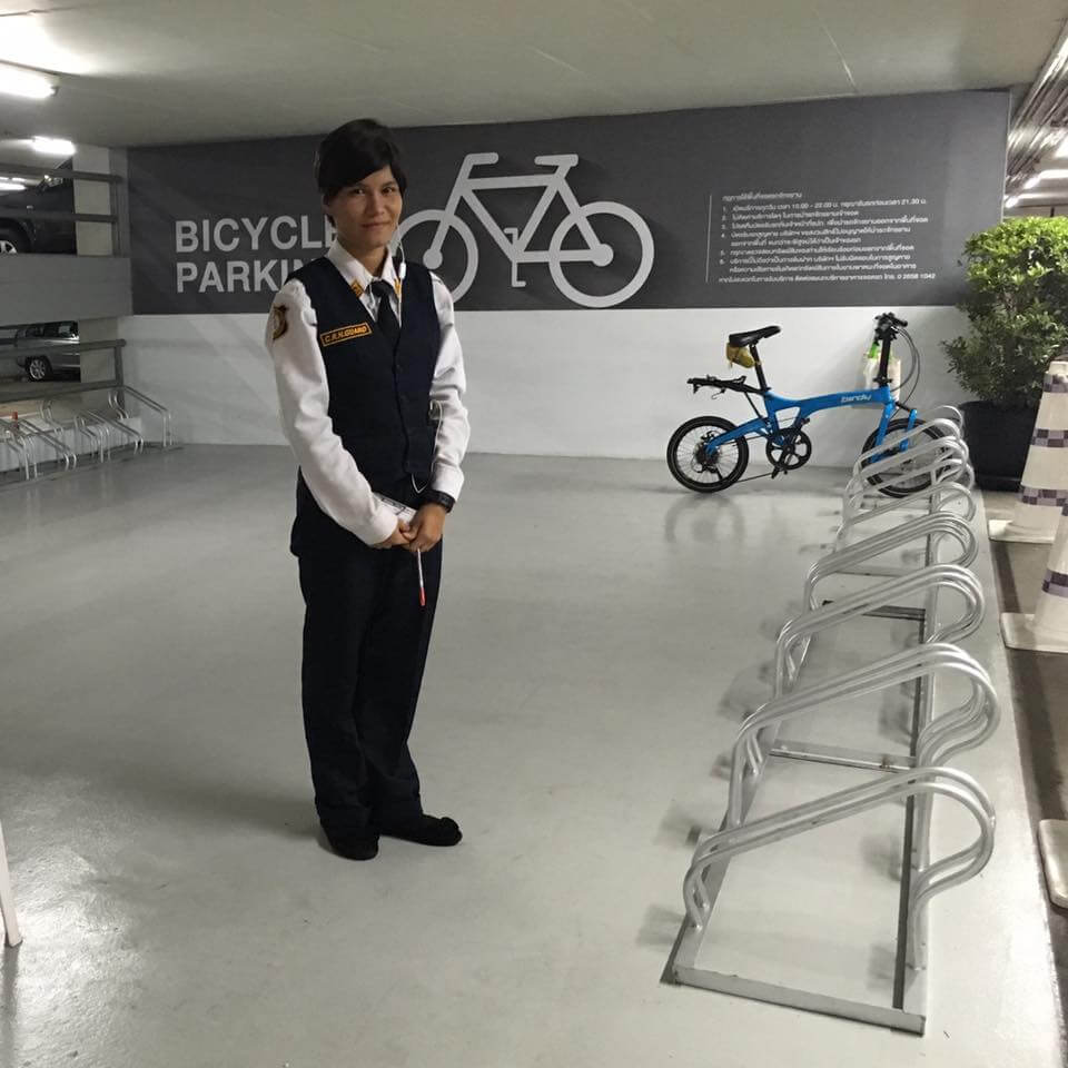 Siam Discovery bicycle parking area 1