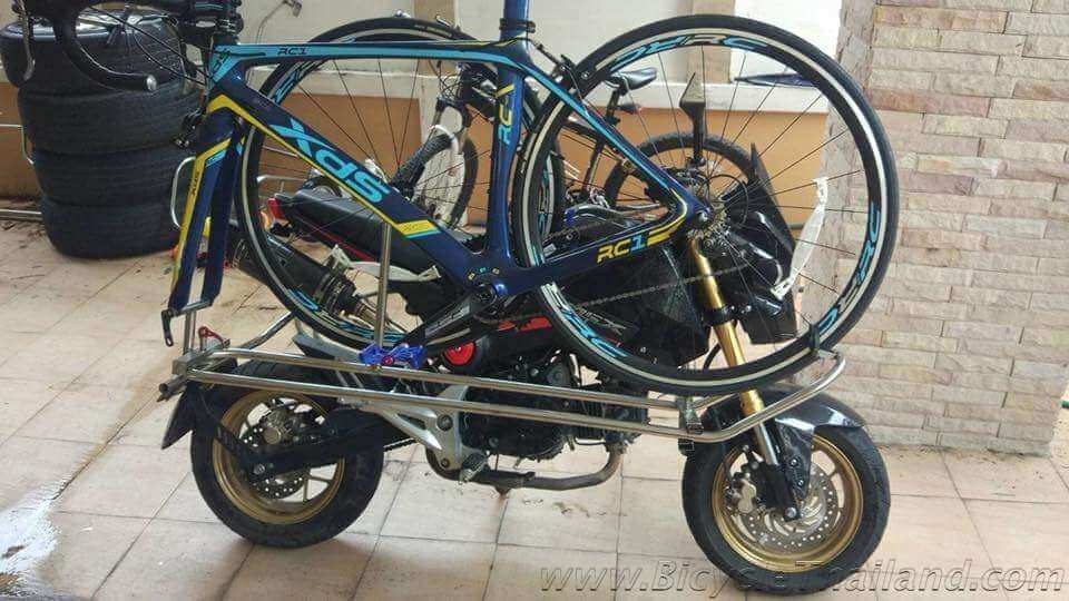 motorcycle bicycle rack